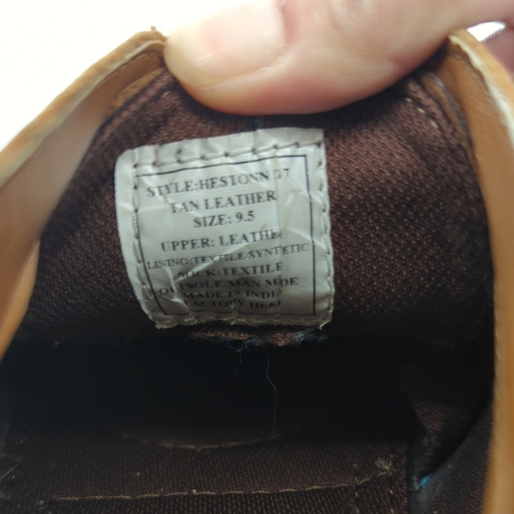 Men's Steve Madden High Top Leather Chukkas Boots Brown 9.5 casual classic - Picture 13 of 13